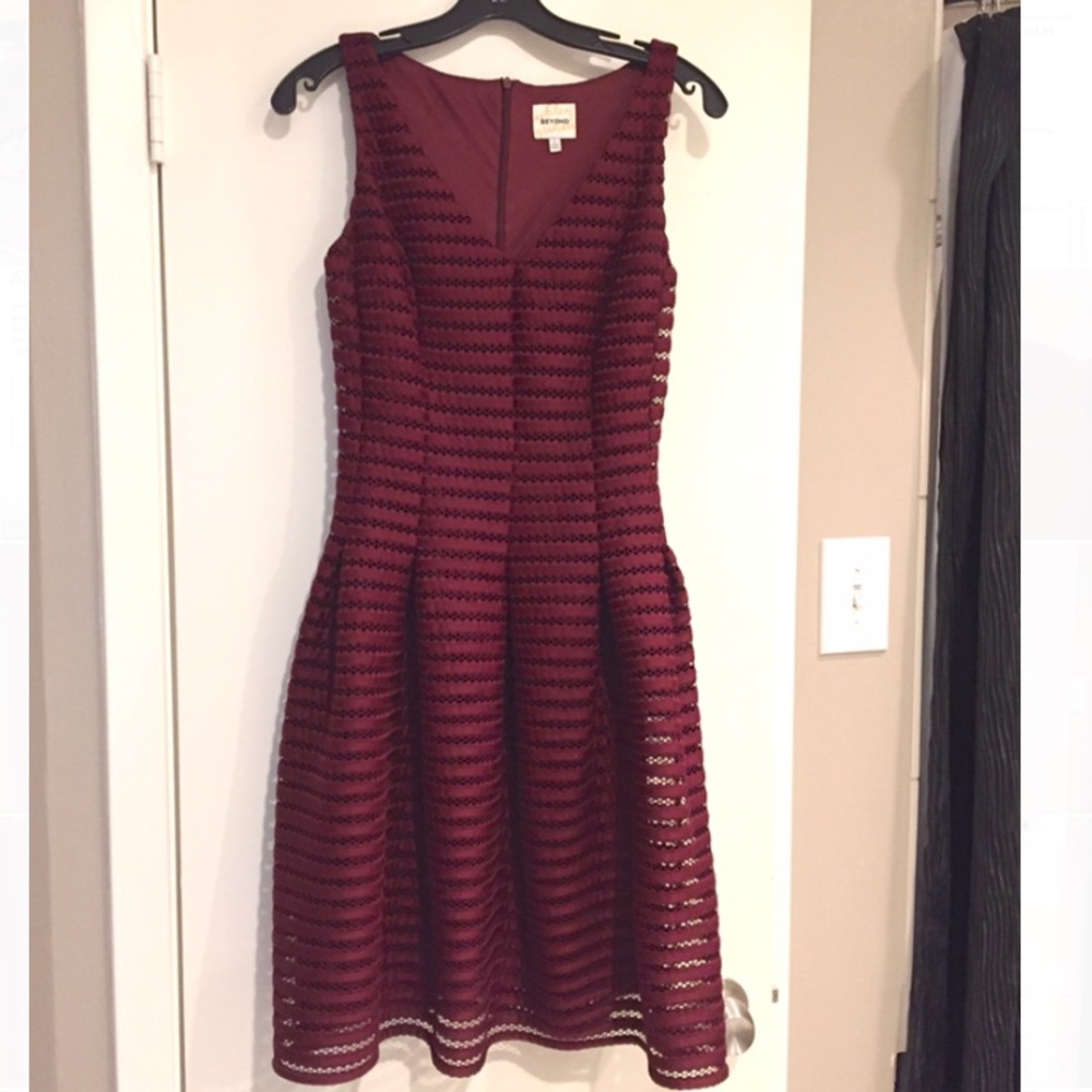 Burgundy Dress